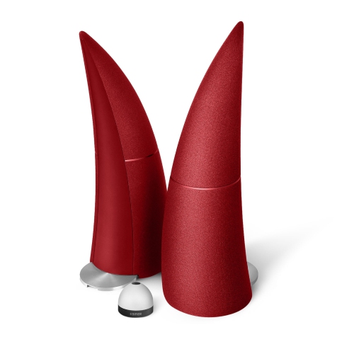 EDIFIER  E30 Spinnaker Bluetooth Speakers With Subwoofer Output - Burgundy