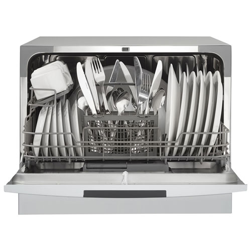 Danby 22" 54dB Portable Dishwasher with Stainless Steel Tub - Stainless Steel/Silver