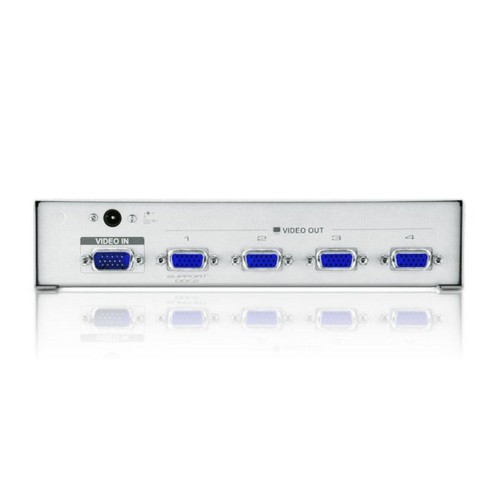 Aten Technology VS94A 4 Port Video Splitter with Support