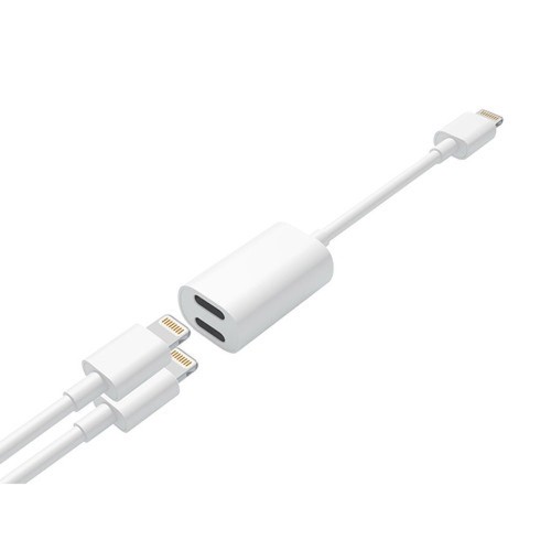 Adaptateur et répartiteur pour casque IPhone, 2 en 1 double