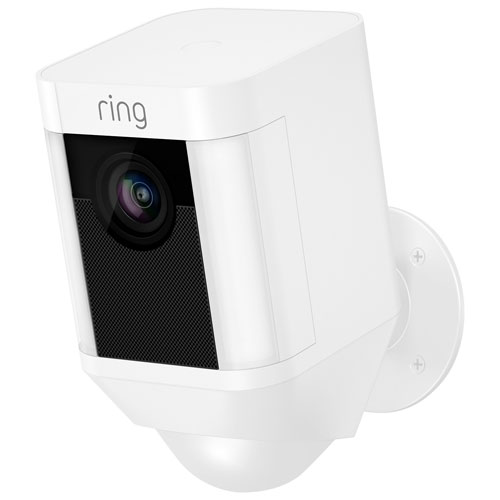 Ring Spotlight Wire-Free Outdoor 1080p IP Camera - White