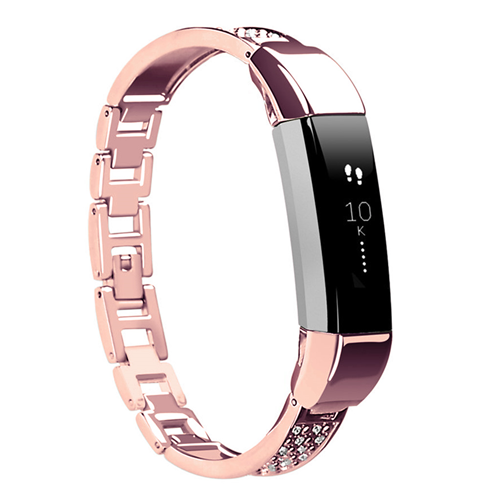 fitbit alta hr rose gold band