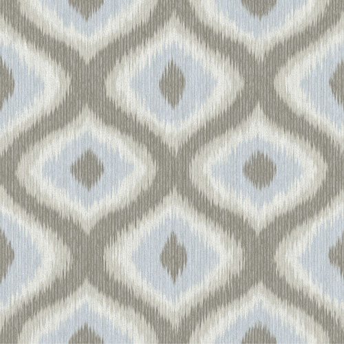 A Street Prints Geometrie Abra Ogee Wallpaper Grey