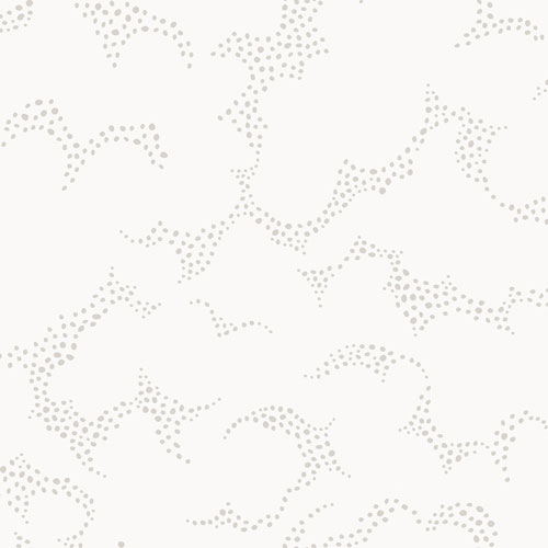 Image 1 of 1.. Wall Vision Wonderland Himmel Abstract Dots Wallpaper - Grey