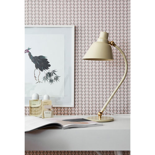 Wall Vision Scandinavian Designers II Arne Geometric Wallpaper - Blush