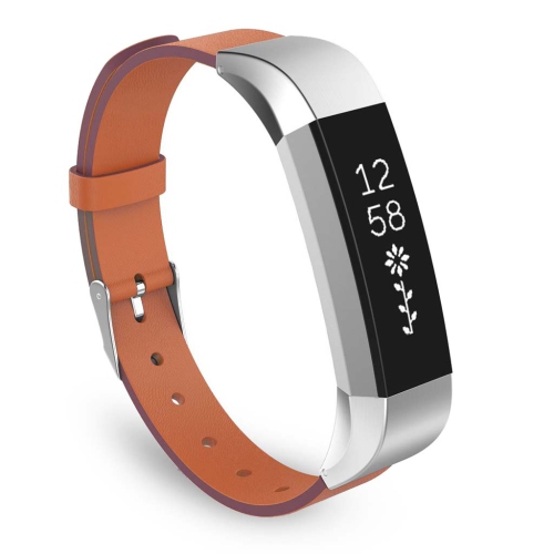 Genuine Leather Strap for Fitbit Alta in Brown