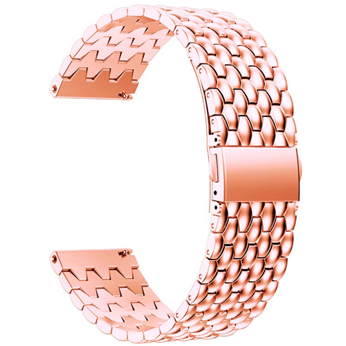 Fitbit Blaze Stailess Steel Beaded Band in Rose Gold Best Buy Canada