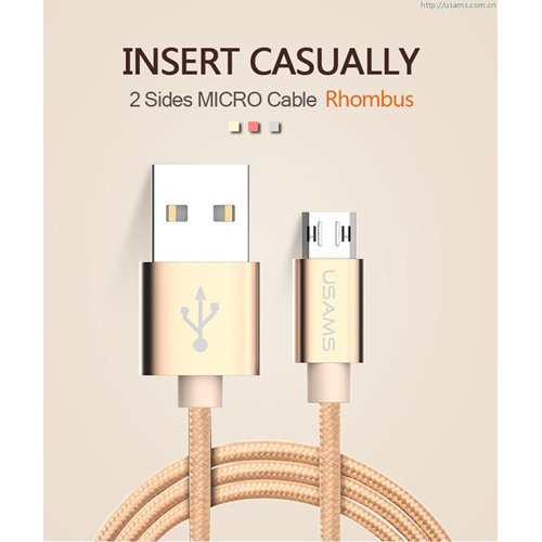 USAMS U-Knit Series Micro Reversible Cable Rose Colour