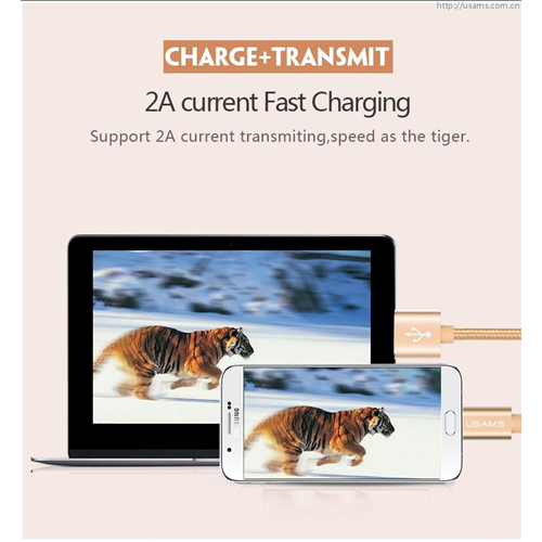 USAMS U-Knit Series Micro Reversible Cable Rose Colour