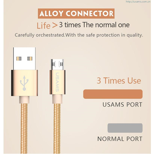 USAMS U-Knit Series Micro Reversible Cable Rose Colour