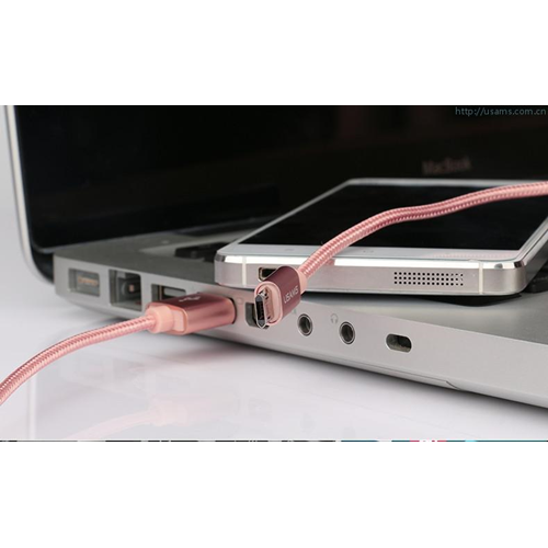 USAMS U-Knit Series Micro Reversible Cable Rose Colour