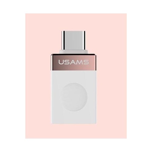 USAMS  Us-Sj072 Type-C to USB3.1 Otg Adapter Rose Colour