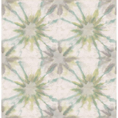 A Street Prints Kismet Shibori Wallpaper Iris Turquoise