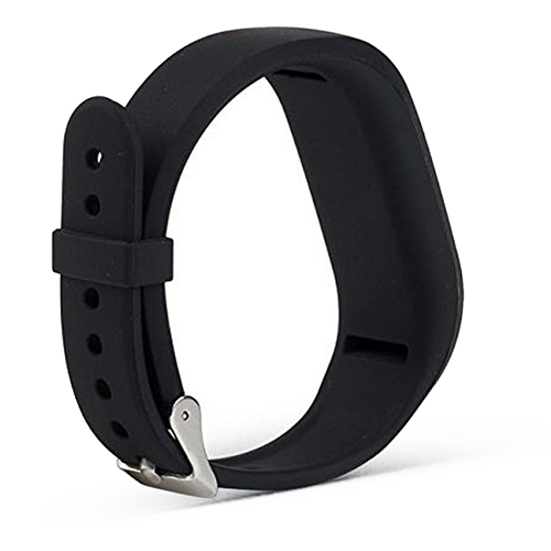 Silicone Strap for Garmin Vivofit 3 Smartwatch in Black