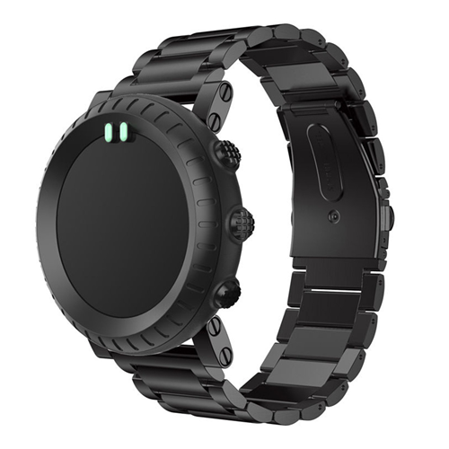 Stainless Steel Strap for Suunto Core in Black