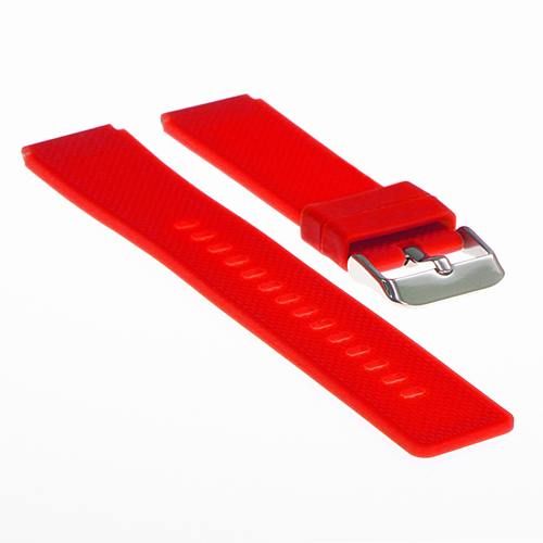 STRAPSCO  Quick Release Silicone Strap for Huawei And Samsung Classic In In Red