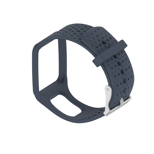 Silicone Strap For TomTom Runner in Dark Blue