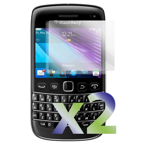 Protecteurs d'écran d'Exian pour BlackBerry Bold 9790, antireflet X 2