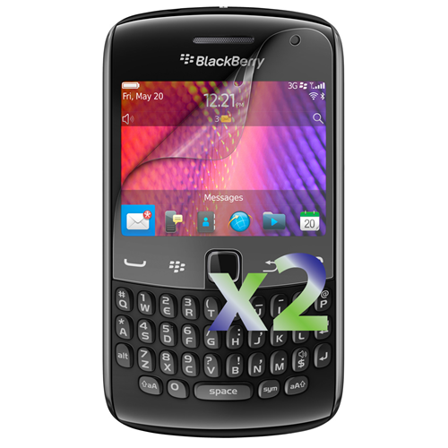 Protecteurs d'écran d'Exian pour BlackBerry Curve 9360 X 2 antireflet