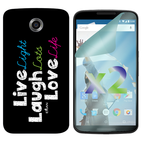 Exian Fitted Soft Shell Case for Nexus - Black