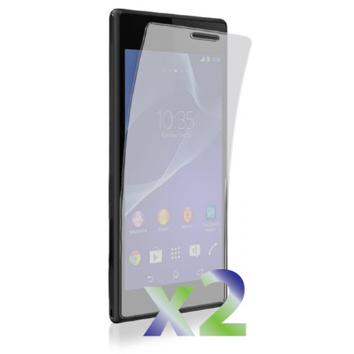 Protecteurs d'écran d'Exian pour Xperia M2 de Sony, antireflet X 2