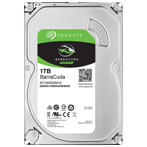 Seagate BarraCuda 1TB 3.5" 7200RPM SATA 3.0 Desktop Internal Hard Drive