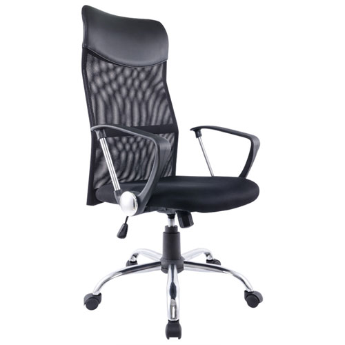 Brassex Fabric Manager & Executive Chair (1042) - Black | Best Buy Canada