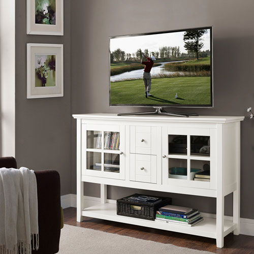 Winmoor Home Transitional Console Buffet - White