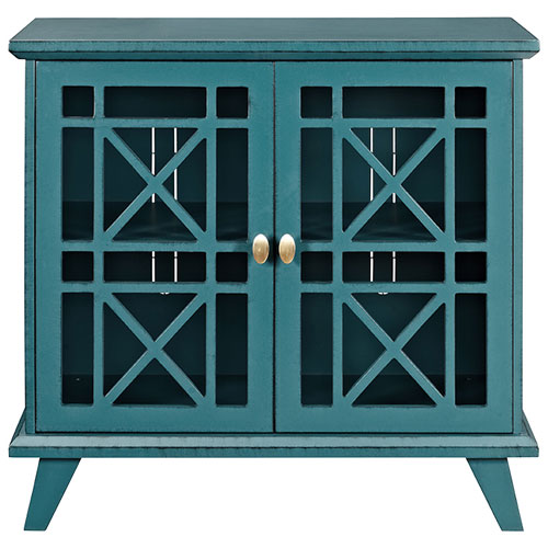 Winmoor Home Transitional Rectangular Accent Table - Blue