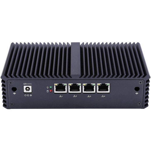 QOTOM Q355G4 Barebone Mini PC for pfSense - Core i5, AES-NI, 4 Intel LAN, Industrial Mini PC Firewall Gateway Router