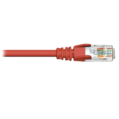 Cat5e Network Patch Cable - 6in, Red Red
