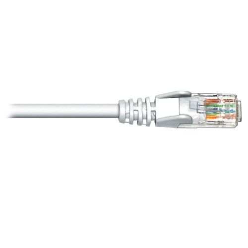 Cat6A Patch Cable, Solid - WH, 7ft White