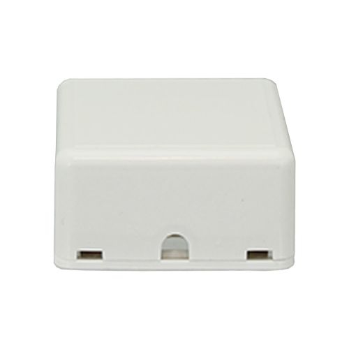 Wall Outlet for 2 Keystones - White
