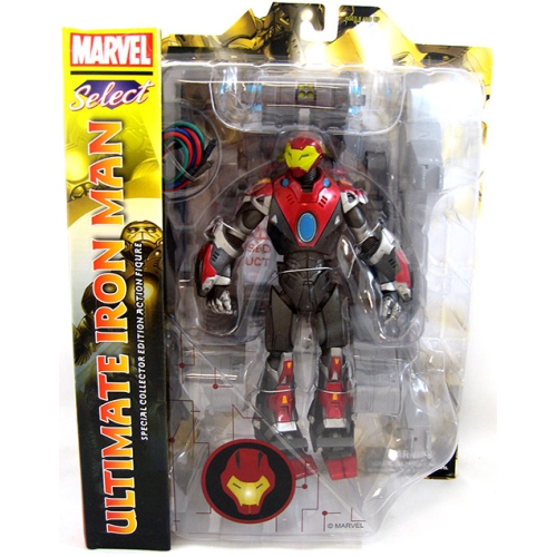 Marvel Select 8 Inch Action Figure - Ultimate Iron-Man Reissue