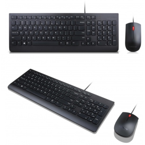 Lenovo Wired Keyboard & Mouse Combo - Black