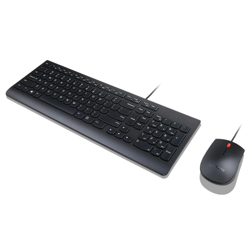 Lenovo Wired Keyboard & Mouse Combo - Black