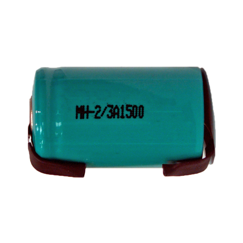 2/3 A NiMH Battery with Tabs