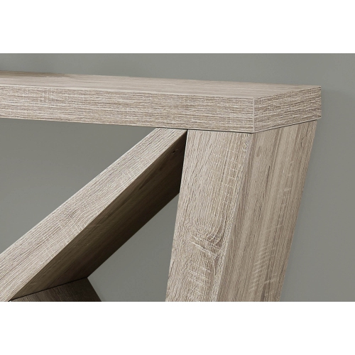ACCENT TABLE - 48"L / DARK TAUPE HALL CONSOLE