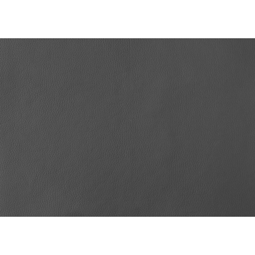 DINING CHAIR - 2PCS / 39"H / GREY LEATHER-LOOK / CHROME