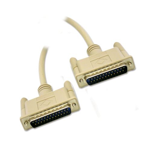 DB25 Moulded Serial Cable M/M - 10ft