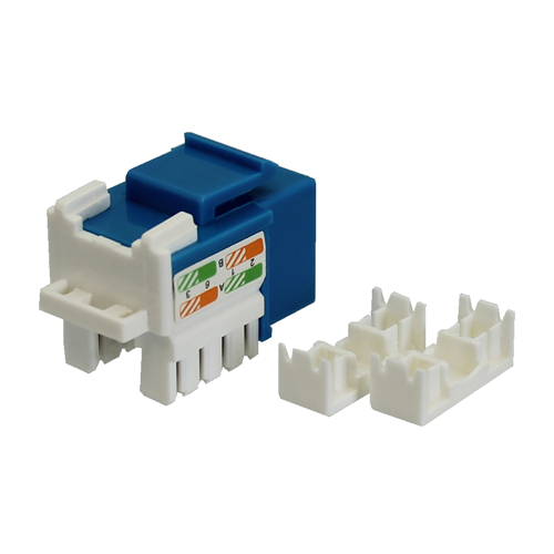 Cat6 RJ45 Keystone Jack - Blue