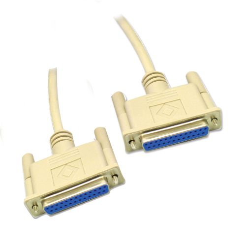 DB25 Null Modem Cable - 10ft