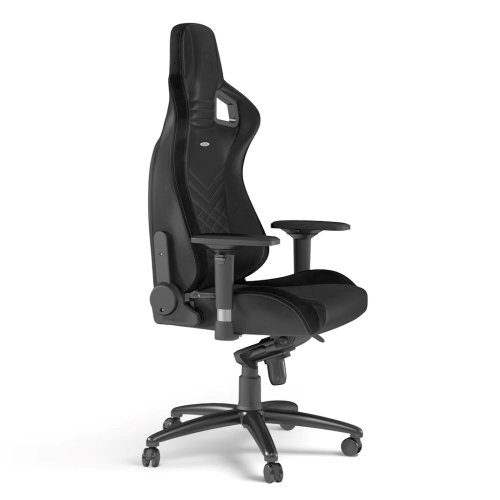 noblechairs EPIC Premium Gaming and Office Chair - Superior Ergonomics, Genuine Real Leather Upholstery, Supports up to 150 kg, Black