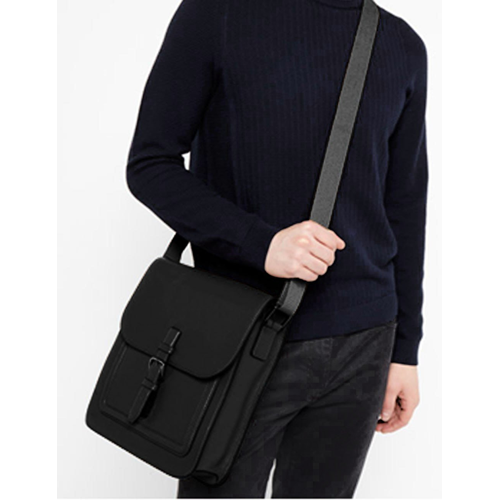 K Hanson Professional & Travel Men's Messenger Bag with Tablet Insert Black