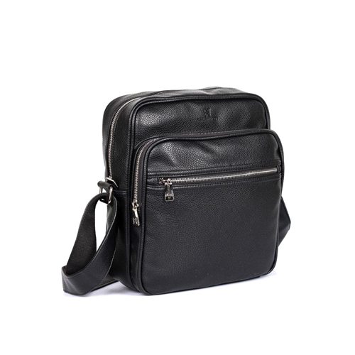 K Hanson Professional & Travel Men's Crossbody Bag Black
