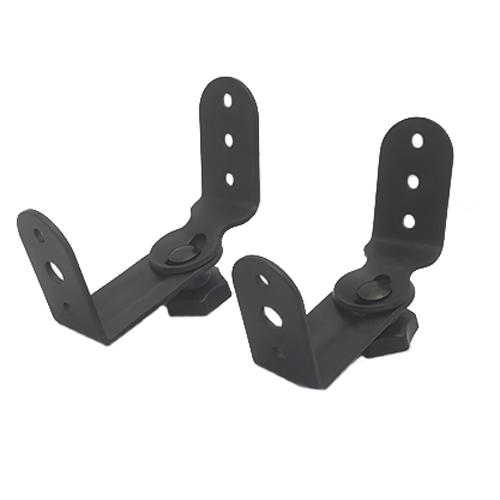 AMX Swivel Speaker Mounts For Home Theater In Steel Black Sold as a Pair