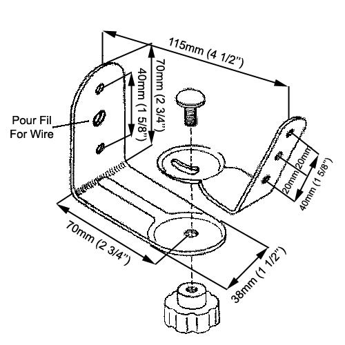 AMX Swivel Speaker Mounts For Home Theater In Steel Black Sold as a Pair