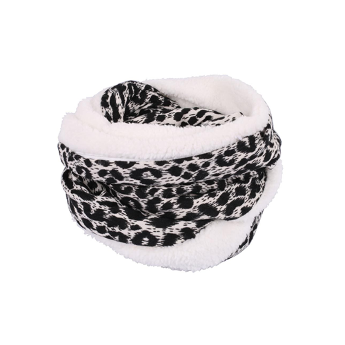 Karla Hanson Women's Infinity Portable Shawl Black Leopard