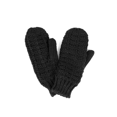 Karla Hanson Women's Knit Winter Gloves Black