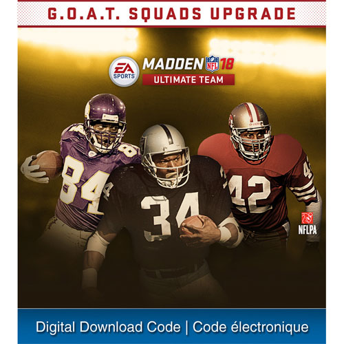 Madden NFL 18 G.O.A.T. Squads Upgrade - Digital Download